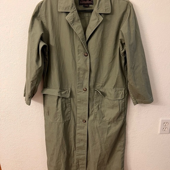 Eddie Bauer trench coat jacket womens size medium - Picture 9 of 9